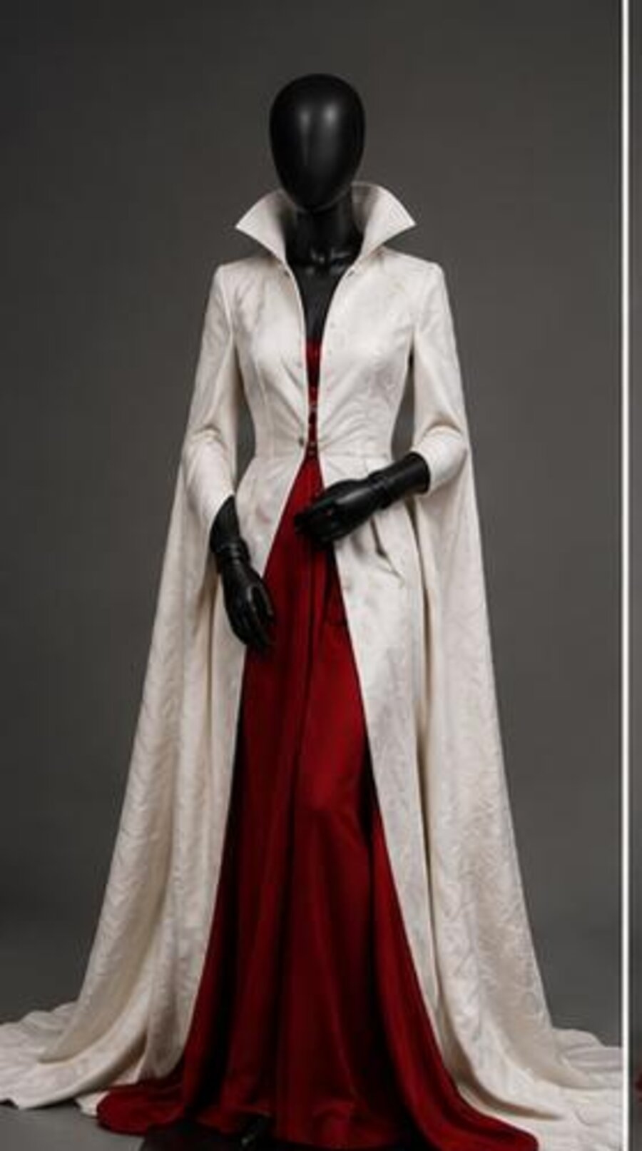Ivory cape look