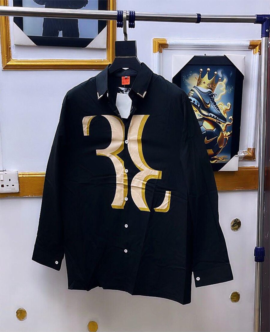 Black gold shirt